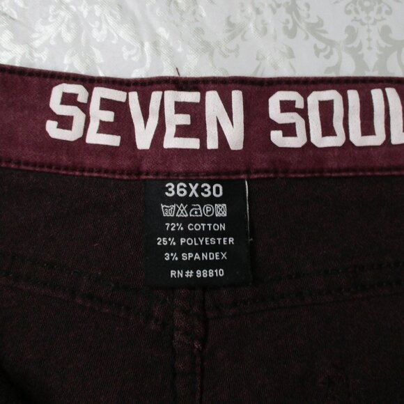 SEVEN SOULS Skinny Fit Pants Size 36x30 - Picture 7 of 7